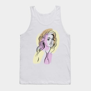 Line art Tank Top